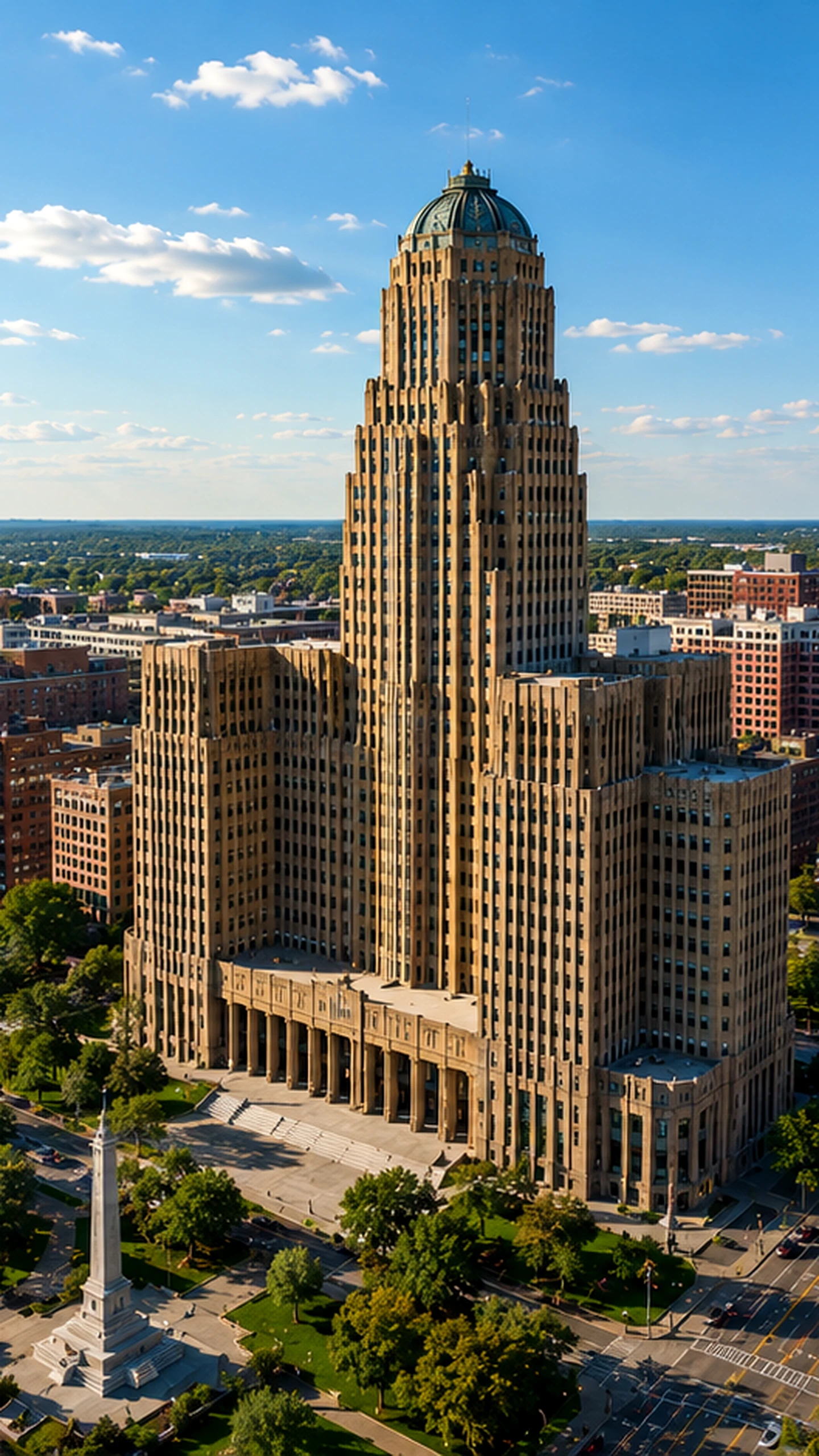 Buffalo skyline